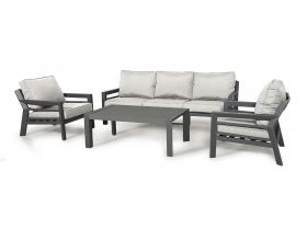 New York 3 Seat Sofa Set in Dove Grey