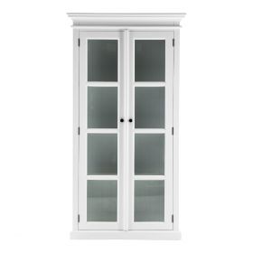 Halifax Coastal Double Vitrine in Brilliant White