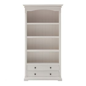 Provence French Country Bookcase in Brilliant White