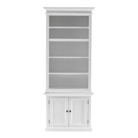 Halifax Coastal Single-Bay Hutch Unit in Brilliant White