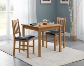 Julian Bowen Coxmoor Square Dining Table in Oak