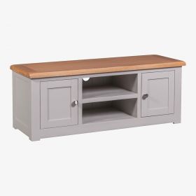 Diamond Solid Oak 2 Door TV Cabinet