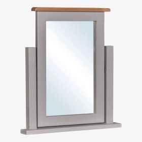 Diamond Dressing Table Mirror in Solid Oak