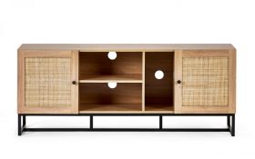 Julian Bowen Padstow TV Unit in Oak