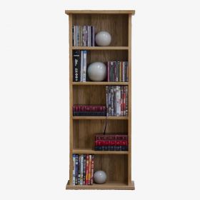 Opus CD Tower in Solid Oak