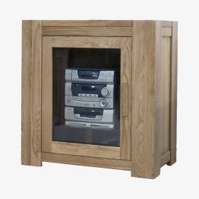 Trend Hifi Entertainment Cabinet in Solid Oak