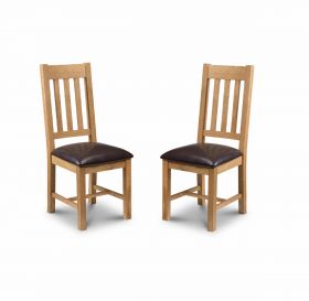 Julian Bowen Astoria Dining Chairs - Set of 2