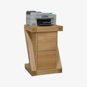 Solid Oak Z Filing Cabinet