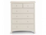 Julian Bowen Cameo 4+2 Chest in Stone White