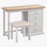 Cotswold Solid Oak Dressing Table & Stool