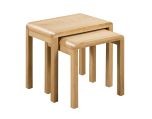 Julian Bowen Curve Nest of 2 Tables in Oak