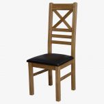 Deluxe New Crossback Dining Chair in Solid Oak