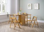 Julian Bowen Savoy Dining Set in Light Oak