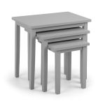 Julian Bowen Cleo Nest of Tables in Grey