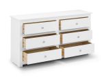 Julian Bowen Radley 6 Drawer Chest in Surf White