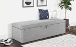 Julian Bowen Sorrento Blanket Box in Light Grey