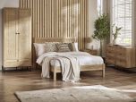 Julian Bowen Padstow Rattan Bed in Oak