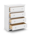 Julian Bowen Radley 4 Drawer Chest in Surf White