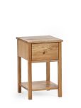 Julian Bowen Coxmoor 1 Drawer Bedside in Oak