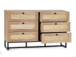 Julian Bowen Padstow 6 Drawer Chest in Oak