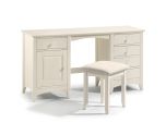 Julian Bowen Cameo Dressing Table and Stool in Stone White