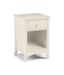 Julian Bowen Cameo 1 Drawer Bedside in Stone White