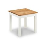 Julian Bowen Coxmoor Lamp Table in Ivory & Oak