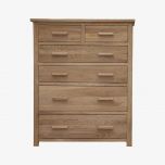 Opus Solid Oak Jumbo Chest of Drawers