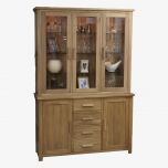 Opus Large Cabinet & Display Unit in Solid Oak