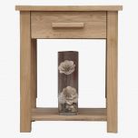 Opus Sofa/Lamp Table in Solid Oak