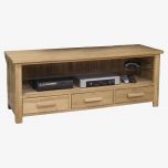 Opus Plasma TV Unit in Solid Oak