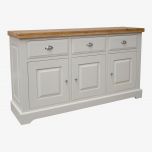 Painted Deluxe Large Sideboard in Solid Oak