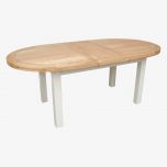 Painted Deluxe Oval Table in Solid Oak