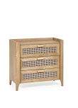 Julian Bowen Sydney 3 Drawer Chest in Oak