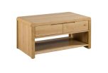 Julian Bowen Curve Coffee Table in Oak