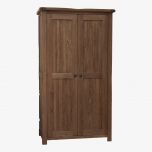 Rustic Solid Oak Wardrobe