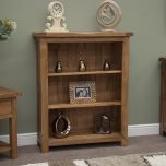 Rustic Small Bookcase in Solid Oak