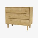 Scandic Solid Oak 3 Over 3 Chest