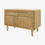 Scandic Solid Oak Narrow Sideboard