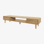 Scandic Solid Oak Wide TV Unit