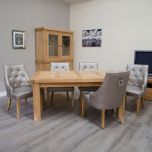 Bordeaux Solid Oak Large Extending Table