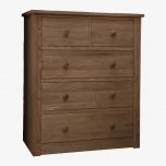 Torino Solid Oak Wide 2 over 3 Chest