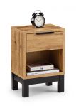 Julian Bowen Bali 1 Drawer Bedside in Oak