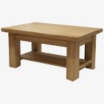 Torino 3 x 2 Coffee Table in Solid Oak