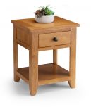 Julian Bowen Astoria 1 Drawer Lamp Table in Oak