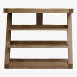 Solid Oak Z Small Bookcase